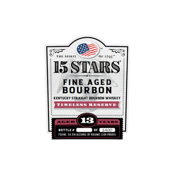 15 Stars Bourbon 13 Year Timeless Reserve 750ml