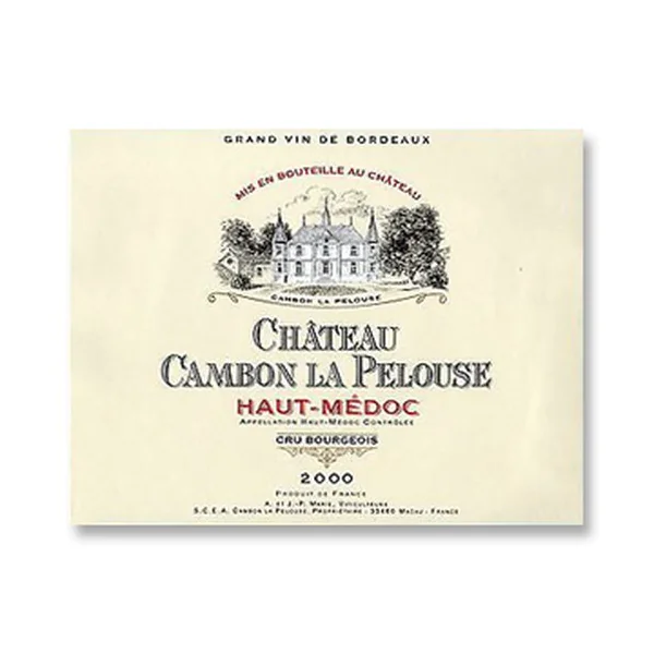 2000 Chateau Cambon La Pelouse Haut-Medoc