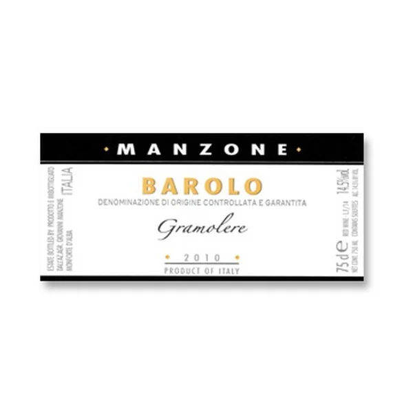 2010 Giovanni Manzone Barolo Le Gramolere