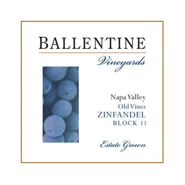 2012 Ballentine Zinfandel Old Vines Block 11 Napa Valley