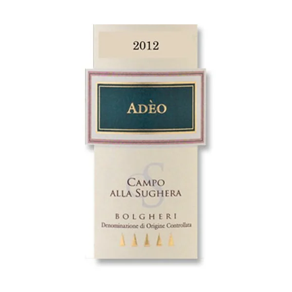 2012 Campo alla Sughera Adeo Bolgheri Rosso