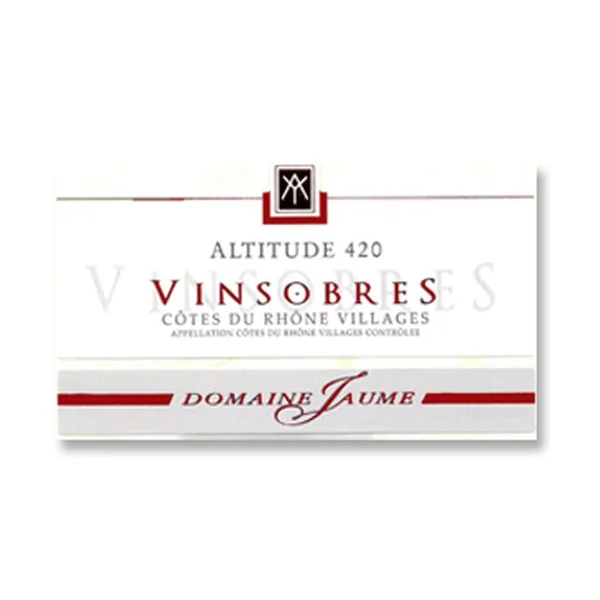 2012 Domaine Jaume Vinsobres Altitude 420 Cotes du Rhone