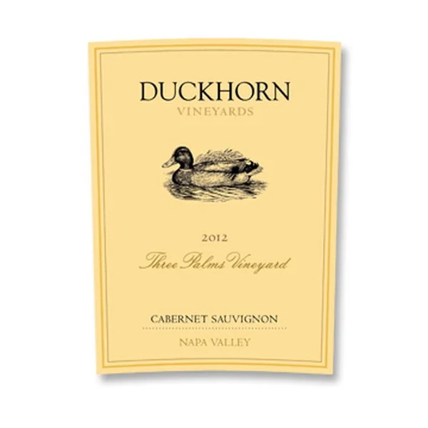 2012 Duckhorn Vineyards Cabernet Sauvignon Three Palms Vineyard Napa Valley