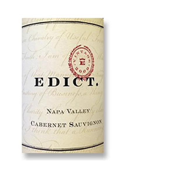 2012 Edict Wines Cabernet Sauvignon Napa Valley