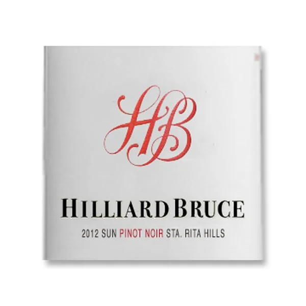 2012 Hilliard Bruce Vineyards Pinot Noir Sun Sta. Rita Hills
