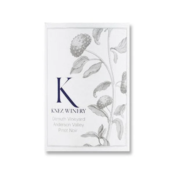 2012 Knez Winery Pinot Noir Demuth Vineyard Anderson Valley