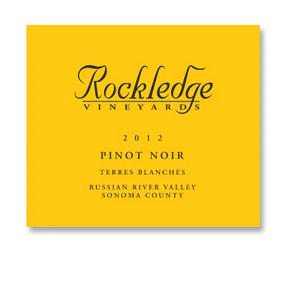 2012 Rockledge Vineyards Pinot Noir Terres Blanches Russian River Valley