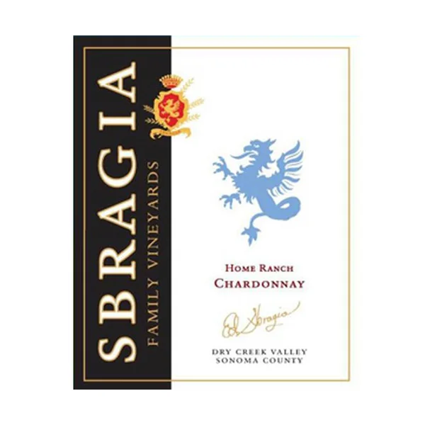 2012 Sbragia Family Vineyards Chardonnay Home Ranch Dry Creek Valley