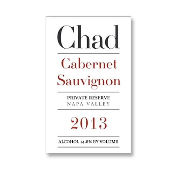 2013 Chad Cabernet Sauvignon Private Reserve