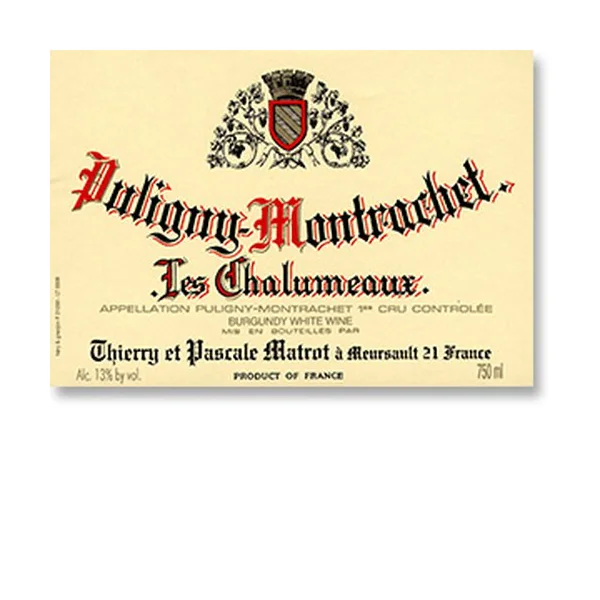 2013 Domaine Thierry et Pascale Matrot Puligny-Montrachet Les Chalumeaux 1er Cru