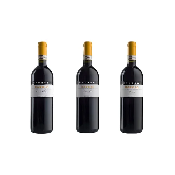 2013 Giovanni Manzone Barolo Horizontal Set of 3