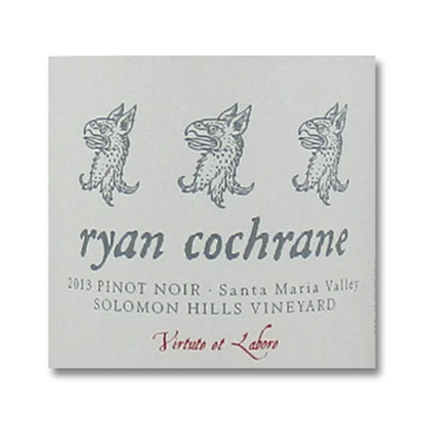 2013 Ryan Cochrane Pinot Noir Solomon Hills Vineyard