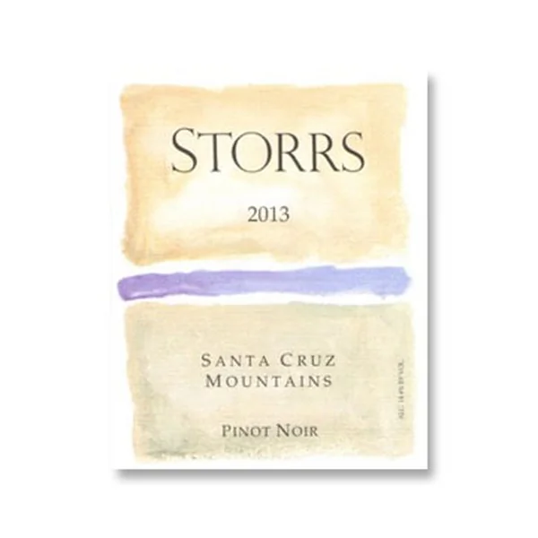 2013 Storrs Winery Pinot Noir Santa Cruz Mountains