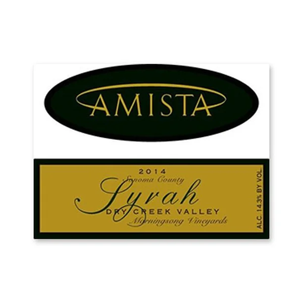 2014 Amista Syrah Dry Creek Valley Sonoma
