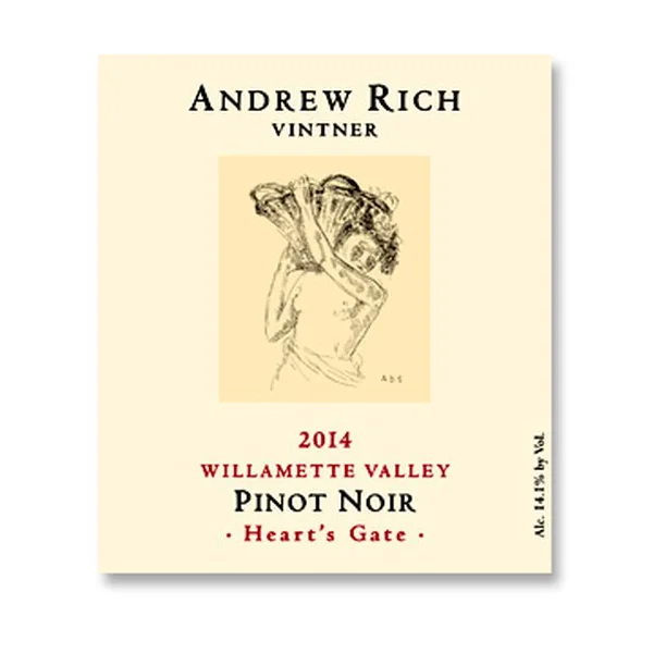 2014 Andrew Rich Wines Heart's Gate Pinot Noir Willamette Valley