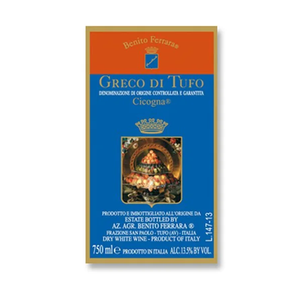 2014 Benito Ferrara Greco di Tufo Vigna Cicogna