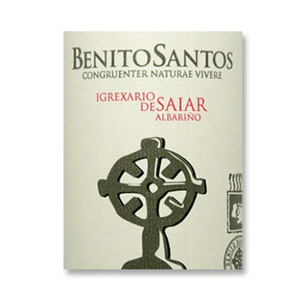 2014 Benito Santos Albarino Igrexario de Saiar Rias Baixas