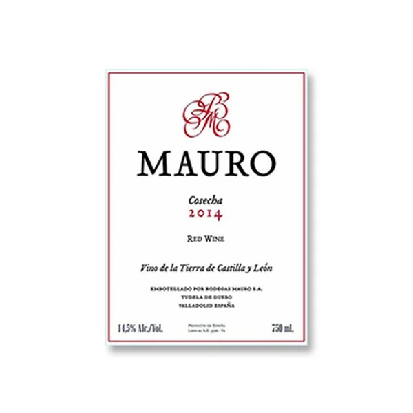 2014 Bodegas Mauro Cosecha Vino de la Tierra de Castilla y Leon Spain