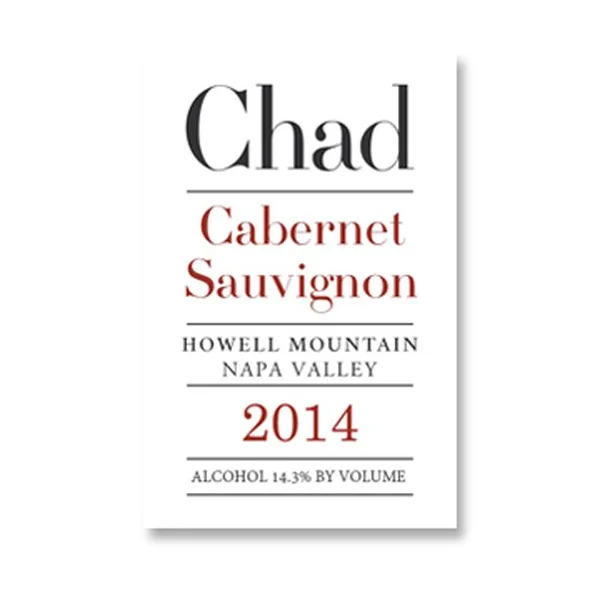 2014 Chad Cabernet Sauvignon Howell Mountain Napa Valley