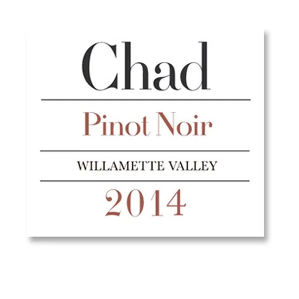 2014 Chad Pinot Noir Willamette Valley