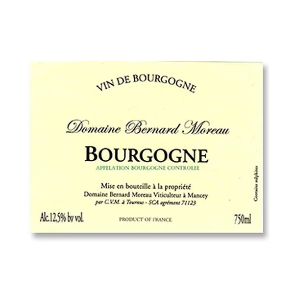 2014 Domaine Bernard Moreau Bourgogne Blanc
