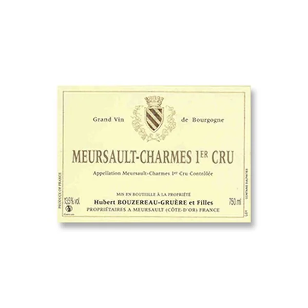 2014 Domaine Hubert Bouzereau Gruere Meursault Charmes 1er Cru