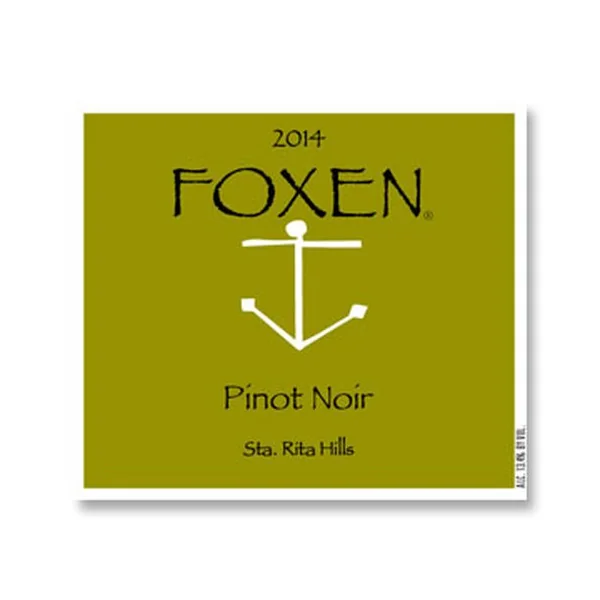 2014 Foxen Winery Pinot Noir Sta. Rita Hills
