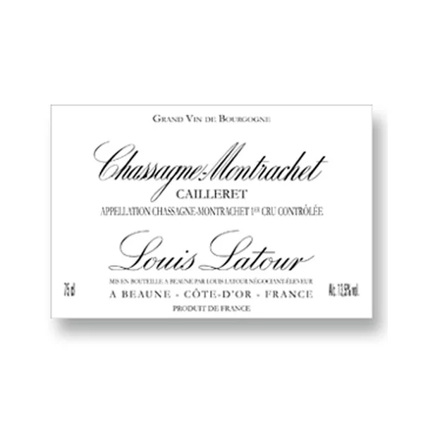 2014 Louis Latour Chassagne Montrachet Cailleret 1er Cru