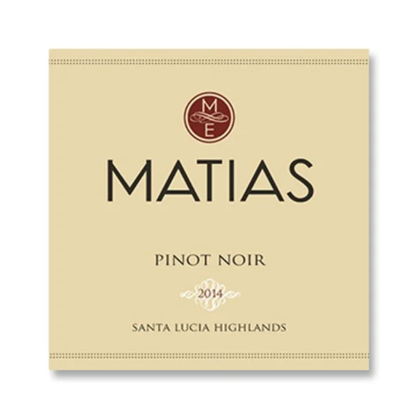 2014 Matias Pinot Noir Santa Lucia Highlands