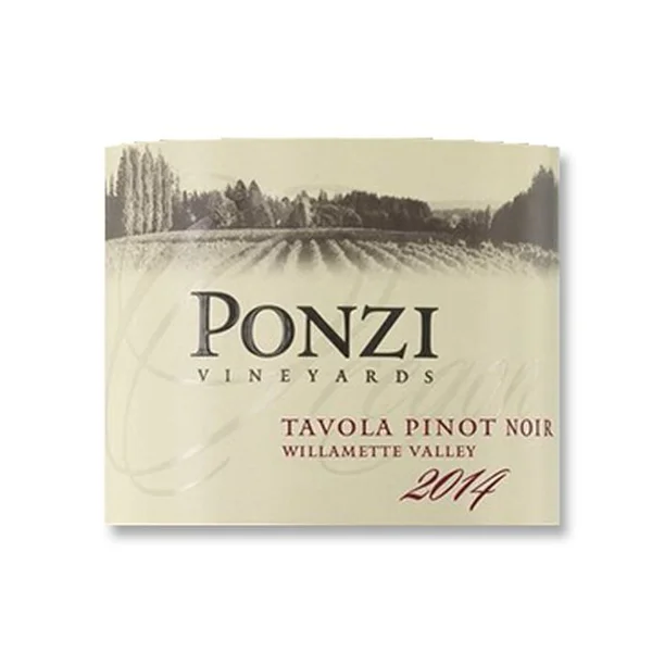 2014 Ponzi Vineyards Pinot Noir Tavola Willamette Valley