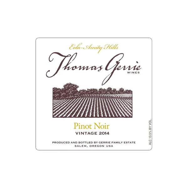 2014 Thomas Gerrie Pinot Noir Eola-Amity Hills Oregon