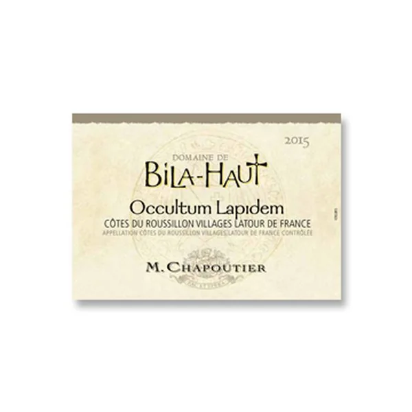 2015 Bila Haut Cotes du Roussillon Villages Occultum Lapidem