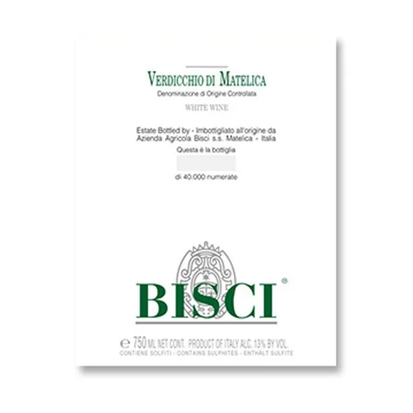 2015 Bisci Verdicchio di Matelica