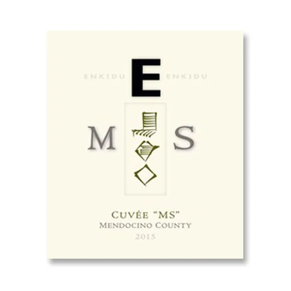 2015 Enkidu White Rhone "E" Cuvee "MS" Mendocino County