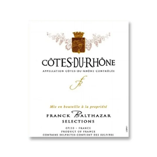 2015 Franck Balthazar Cotes du Rhone