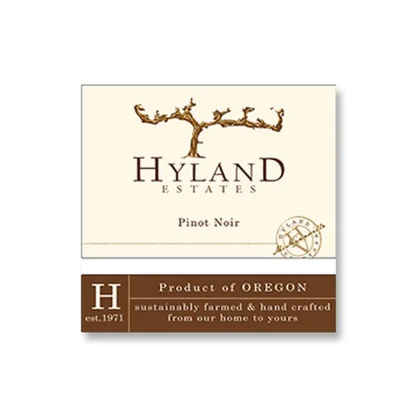 2015 Hyland Estates Pinot Noir McMinnville Oregon (375 mL)
