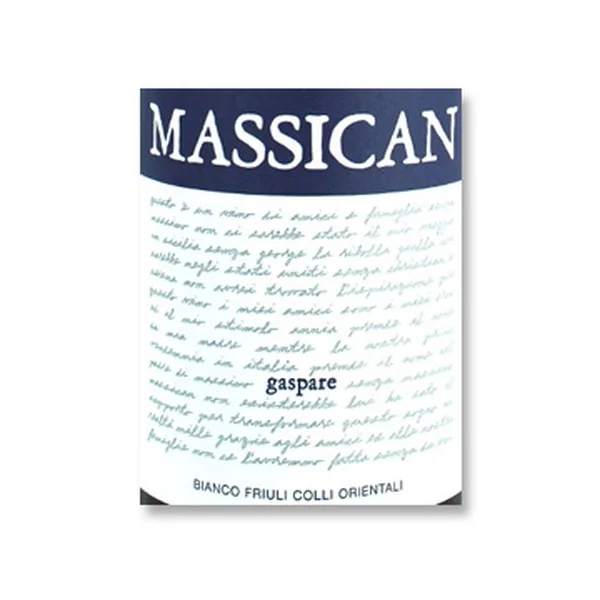 2015 Massican Gaspare Friuli Colli Orientali White Wine