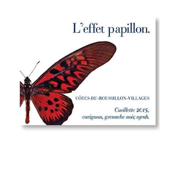 2015 Stephane et Marjorie Gallet Effet Papillon Cotes du Roussillon Rouge