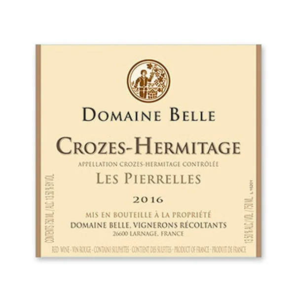 2016 Domaine Belle Crozes-Hermitage Les Pierrelles
