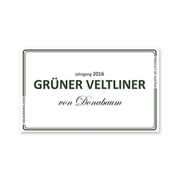 2016 Gruner Veltliner von Donabaum