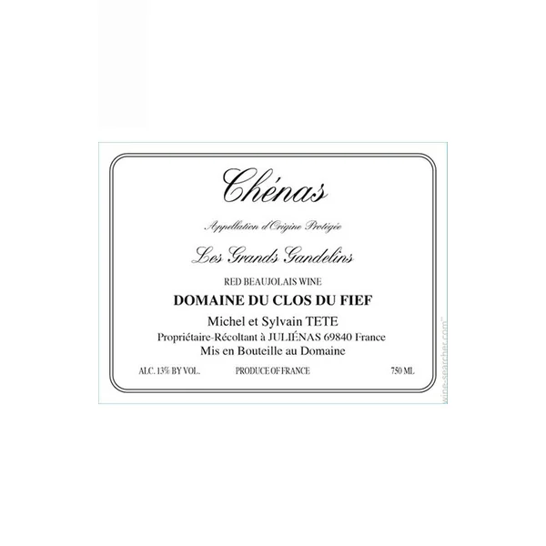 2017 Domaine du Clos du Fief Michel et Sylvain Tete Chenas Les Grands Gandelins Beaujolais