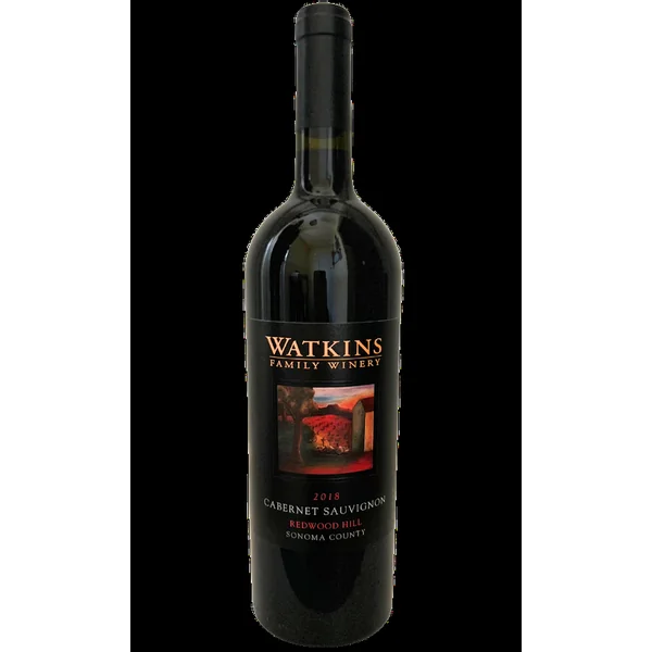 2018 Watkins Family Winery Cabernet Sauvignon Redwood Hill Sonoma County