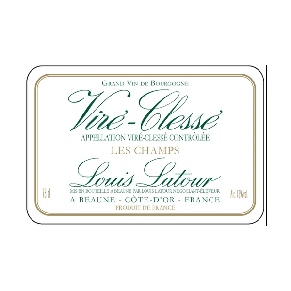 2019 Louis Latour Vire-Clesse Les Champs Burgundy