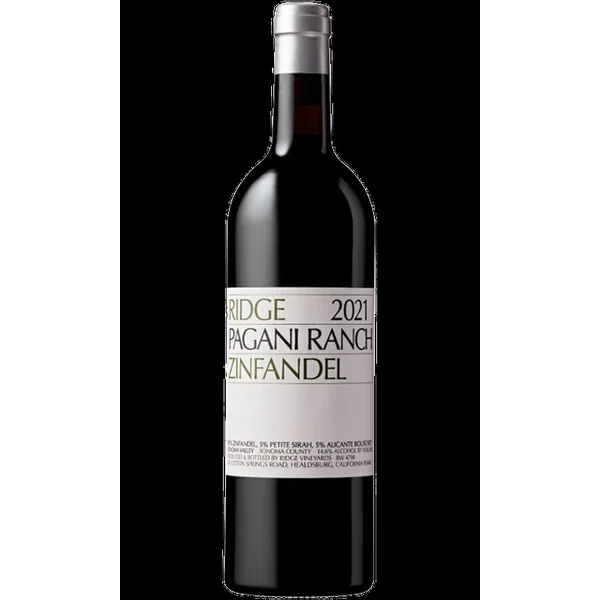 2021 Ridge Vineyards Zinfandel Pagani Ranch Sonoma Valley
