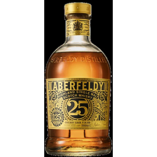 Aberfeldy Scotch Single Malt 25 Year 125th Anniversary Sherry Cask Finish 700ml