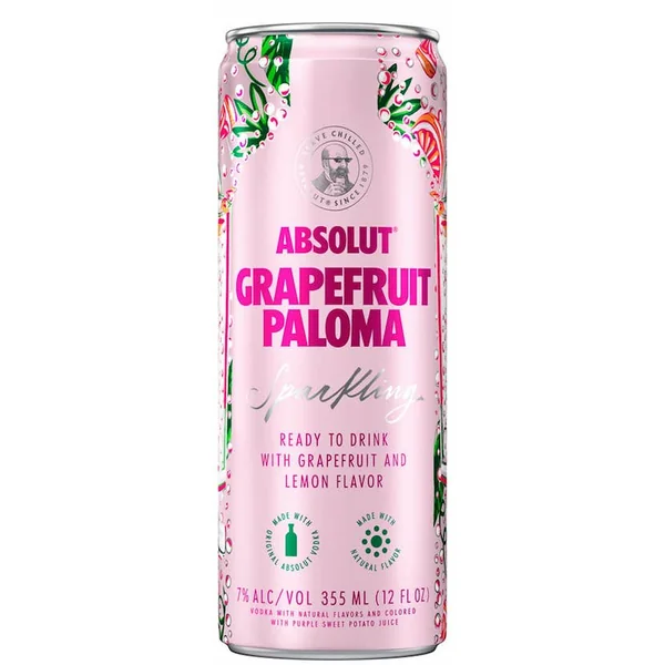 Absolut Cocktails Sparkling Grapefruit Paloma NV 355ml