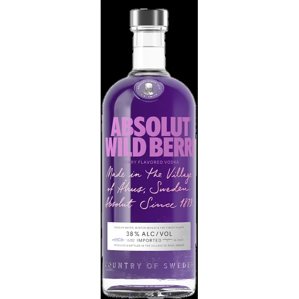 Absolut Vodka Wild Berri 1.0Ltr