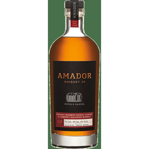Amador Whiskey Company Bourbon Double Barrel Cabernet Sauvignon Finished 750ml
