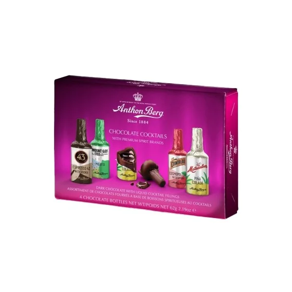 Anthon Berg Cocktail Filled Assorted 4 Piece Gift Box 4 Piece Gift Box