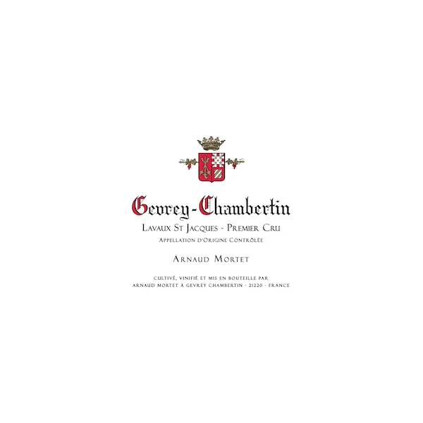 Arnaud Mortet Gevrey-Chambertin 1er Cru Lavaux Saint-Jacques 2021 750ml